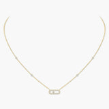 Messika Move Uno Yellow Gold Diamond Necklace - 04708-YG