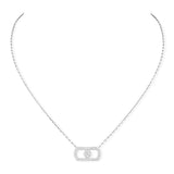 Messika So Move Pavé White Gold Diamond Necklace