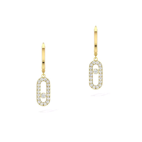 Messika Uno Move Hoop Earrings