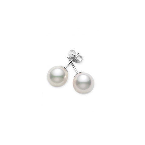 Mikimoto Akoya Cultured Pearl Stud Earrings