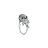 Mikimoto Black South Sea Cultured Pearl Ring