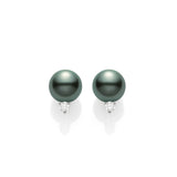 Mikimoto Black South Sea Cultured Pearl Stud Earrings