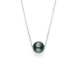 Mikimoto Black South Sea Cultured Single Pearl Pendant