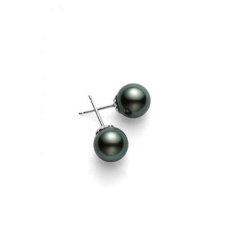 Mikimoto Black South Sea Pearl Earrings