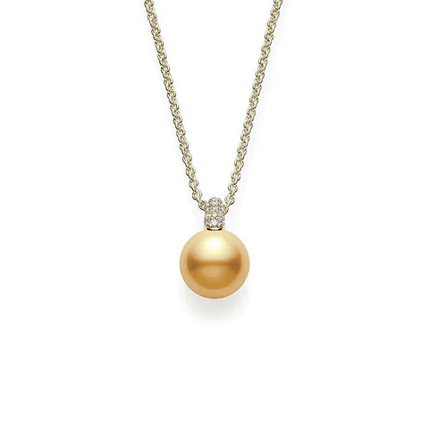 Mikimoto Golden South Sea Cultured Pearl Necklace