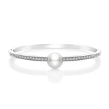 Mikimoto Logo Collection Golden South Sea Cultured Pearl and Diamond Bracelet