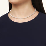 Mikimoto M Code Akoya Cultured Pearl Necklace with 18K Yellow Gold Clasp