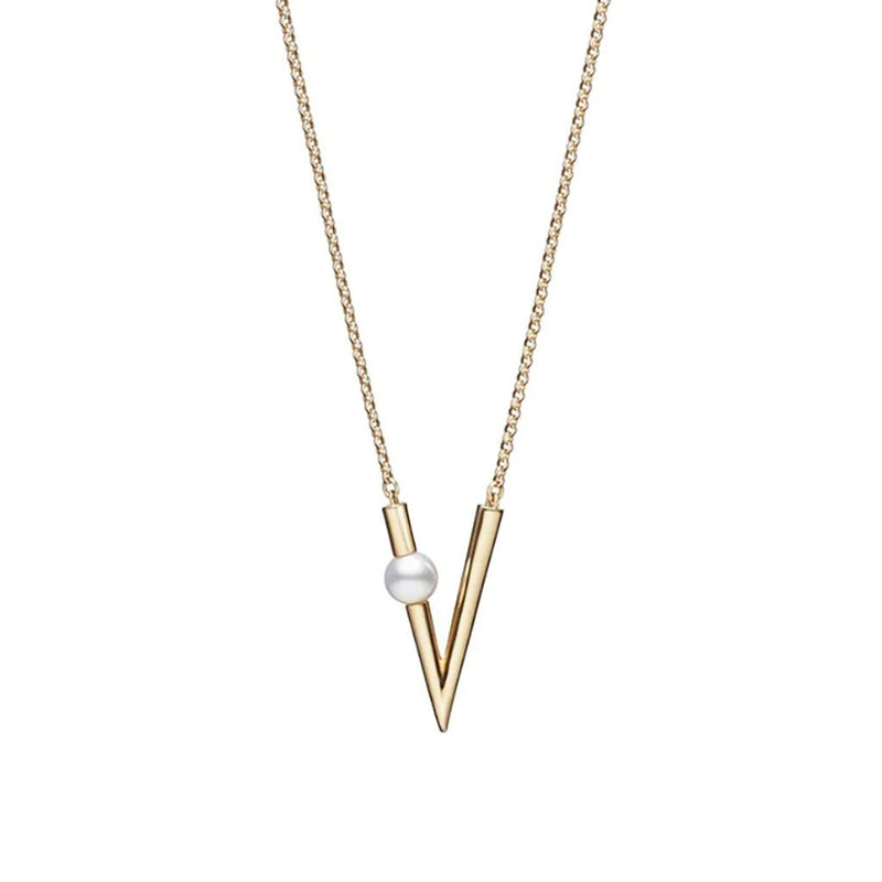 Mikimoto V Code A+ Akoya Pearl Pendant Necklace