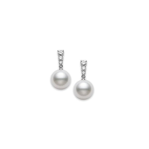 Mikimoto White South Sea Cultured Pearl Earrings