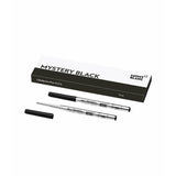 Montblanc 2 Ballpoint Pen Refills, Mystery Black - Fine
