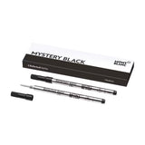 Montblanc 2 Rollerball Pen Refills, Mystery Black - Fine