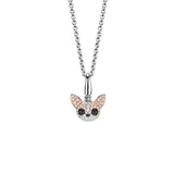 Qeelin Small Wang Wang Chihuahua Peekabo Pendant