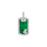 Qeelin Small Wulu Tag Pendant