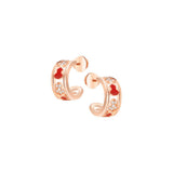 Qeelin Wulu Eternity Hoop Earrings