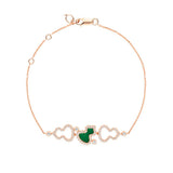 Qeelin Wulu Jade and Diamond Bracelet