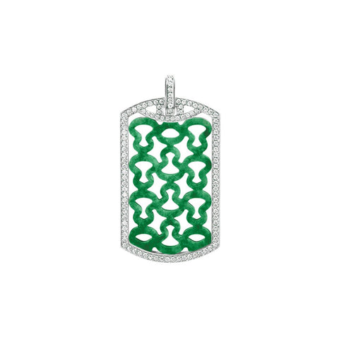 Qeelin Wulu Large Tag Pendant