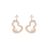 Qeelin Wulu Petite Akoya Pearls and Diamonds Earrings