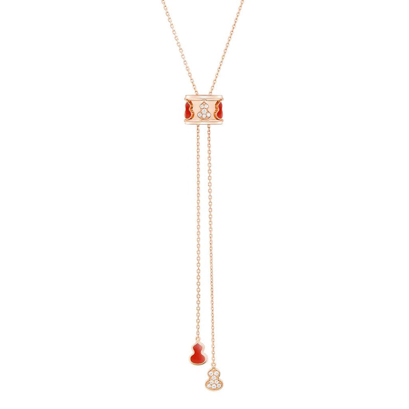 Qeelin Double Wulu Necklace - W2NPT4ARGDI – Chong Hing Jewelers