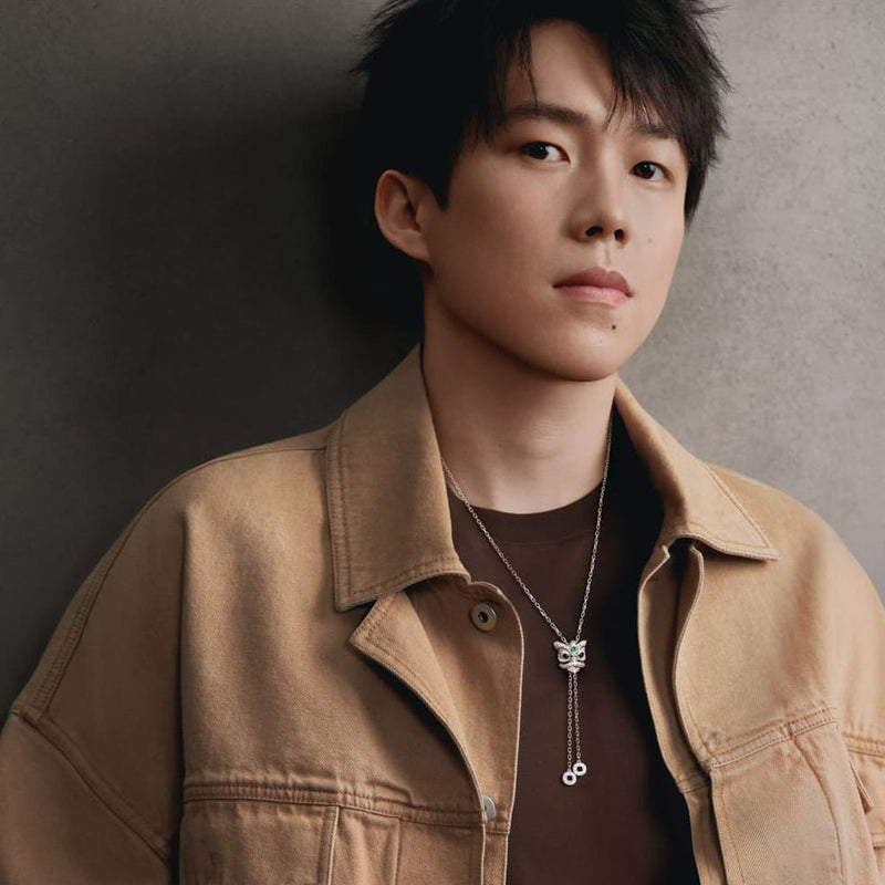 Qeelin Xi Xi Grande Sliding Necklace