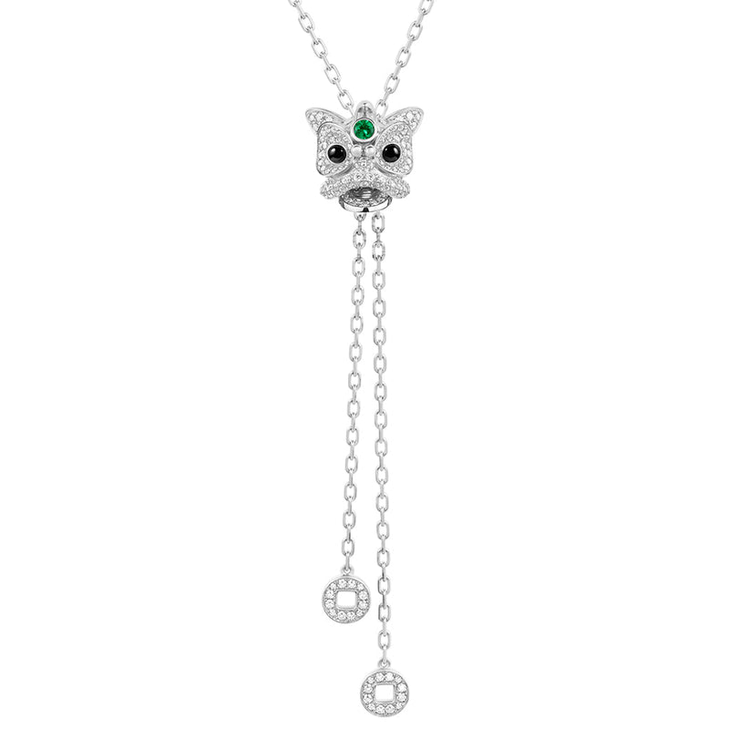 Qeelin Xi Xi Medium Sliding Necklace