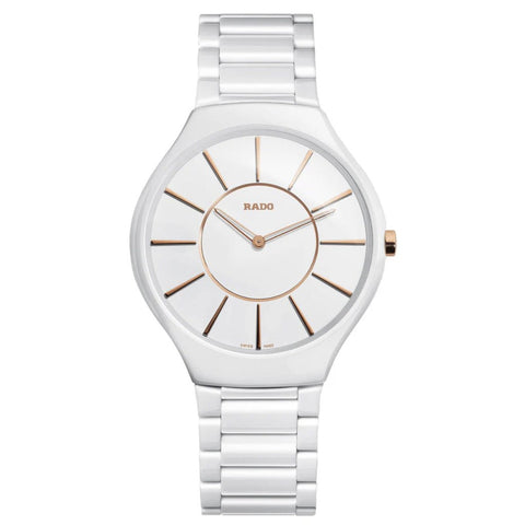Rado True Thinline White Ceramic