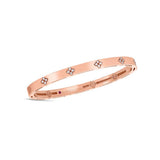 Roberto Coin 18K Gold Love in Verona Narrow Width Diamond Accent Bangle