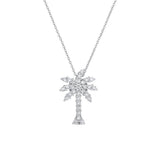 Roberto Coin Large Diamond Palm Tree Necklace