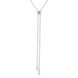 Roberto Coin Love in Verona Diamond Flower Lariat Necklace