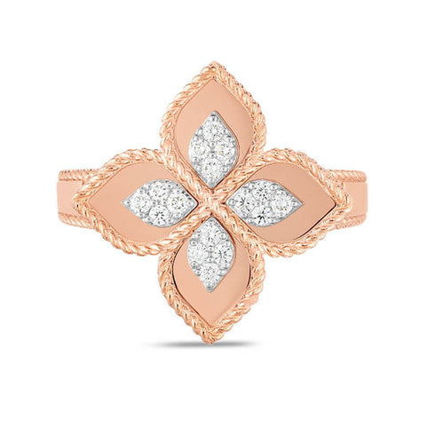 Roberto Coin Princess Flower Diamond Ring