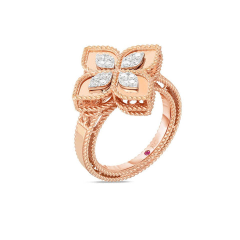 Roberto Coin Princess Flower Diamond Ring