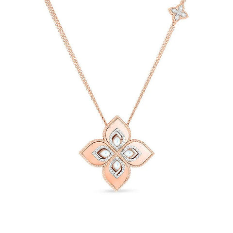 Roberto Coin Venetian Princess Medium Flower Pendant