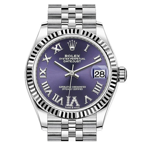 Rolex Datejust 31mm Purple Diamond Jubilee Watch