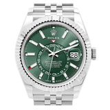 Rolex Sky-Dweller 42mm Green Jubilee Watch