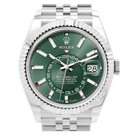 Rolex Sky-Dweller 42mm Green Jubilee Watch
