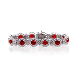 Ruby Diamond Bracelet