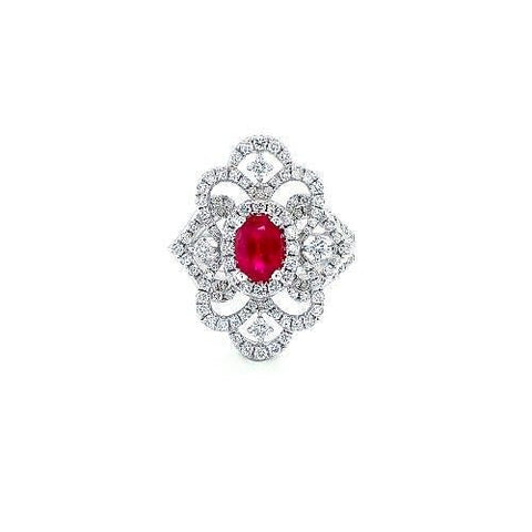 Ruby Diamond Ring