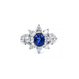 Sapphire Diamond Ring