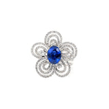 Sapphire Diamond Ring