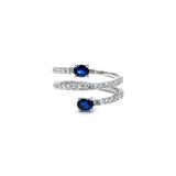 Sapphire Diamond Ring