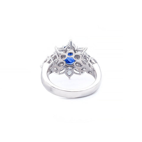 Sapphire Diamond Ring