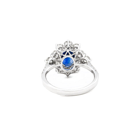Sapphire Diamond Ring