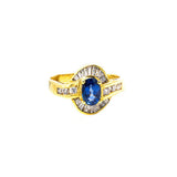 Sapphire Diamond Ring
