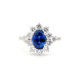 Sapphire Diamond Ring