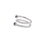 Sapphire Diamond Ring