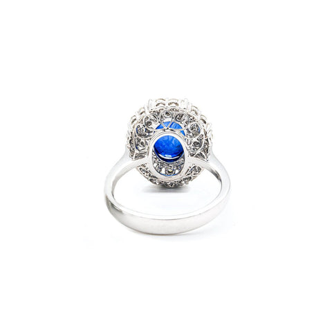 Sapphire Diamond Ring