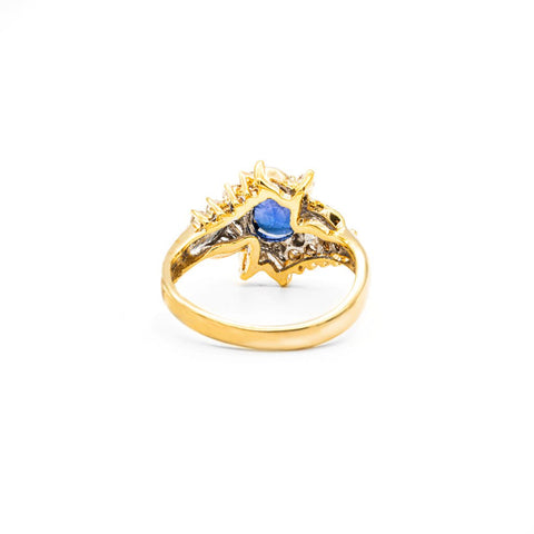 Sapphire Diamond Ring