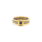 Sapphire Diamond Ring
