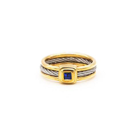 Sapphire Diamond Ring