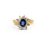Sapphire Diamond Ring