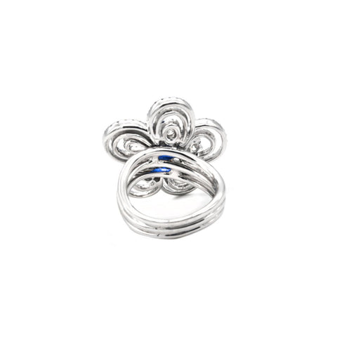 Sapphire Diamond Ring